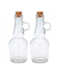 Aceitera y vinagrera de cristal 250 ml