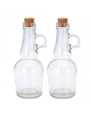 Aceitera y vinagrera de cristal 250 ml