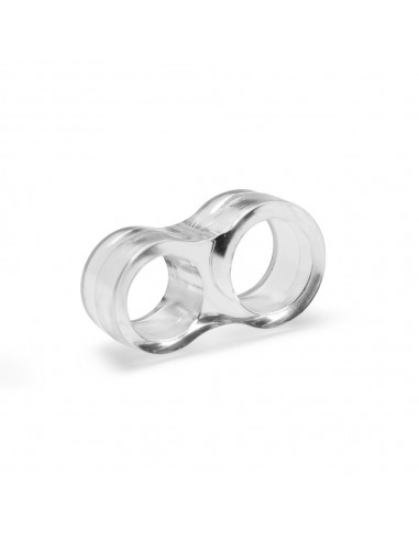 Tope para manilla de puerta, de plástico flexible con acabado transparente, ø15 - ø18 mm, 6 uds, blister