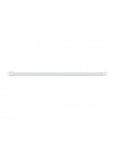 Portavisillo extensible plano blanco, ø1,1 x 60 - 105 cm, 2 uds