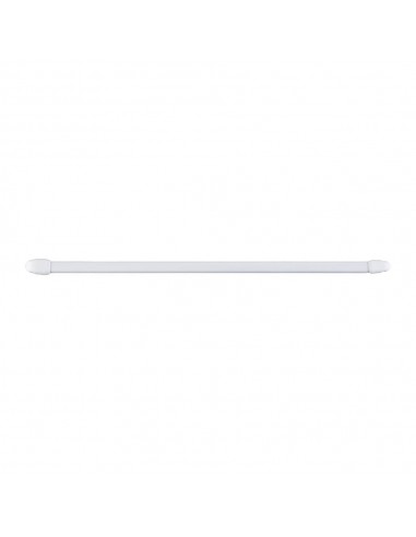 Portavisillo extensible plano blanco, ø1,1 x 60 - 105 cm, 2 uds