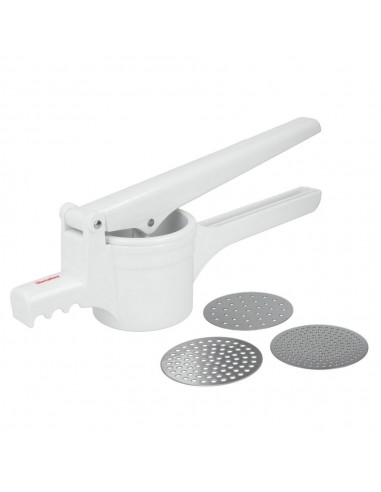 Prensapatatas con 3 discos inoxidables 36 cm