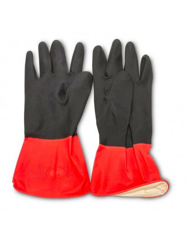 Guante de látex, bicolor, talla única