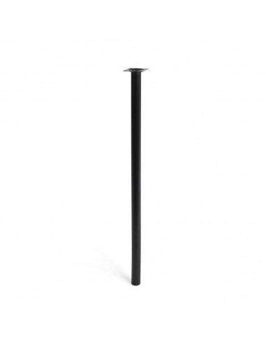 Pata cilíndrica mod. 401g de acero con acabado negro ø30 x 700 mm