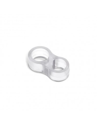 Tope para manilla de puerta, de plástico flexible con acabado transparente, 2 uds, blister