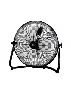 Ventilador industrial de suelo. color negro 100w, 64,7 db, aspas ø45 x 54 cm
