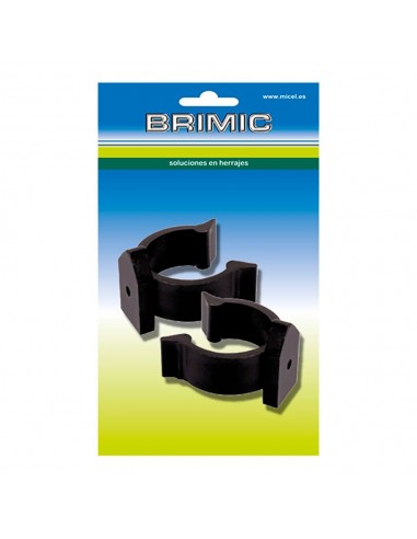 Pinza zócalo madera/aluminio, 2 uds, blister