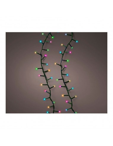 Guirnalda multifunción, uso exterior, led compact, multicolor pastel, cable verde, 750 leds, 21 m