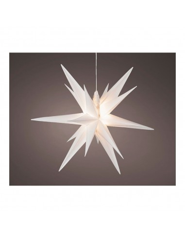 Figura led estrella roja 6 leds exterior ø40 x 40 cm