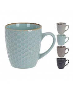 Tazas de café colores surtidos 300 ml, 4 uds