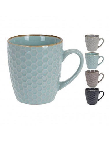 Tazas de café colores surtidos 300 ml, 4 uds