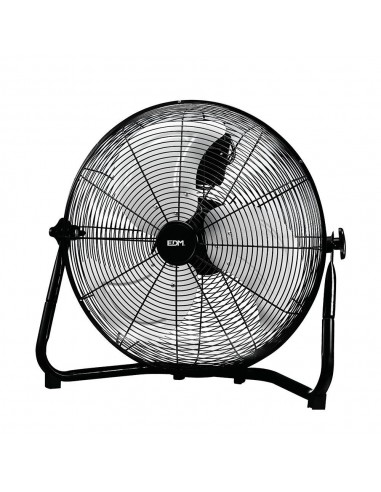 Ventilador industrial de suelo. color negro 120w, 64,9 db, aspas ø50 x 58 cm