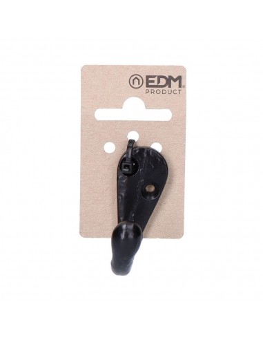 Colgador de forja negro 4 x 4,5 cm