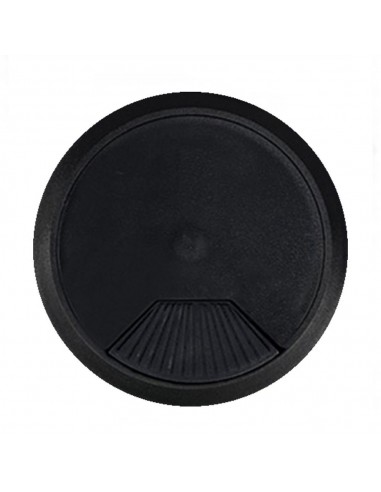 Tapón pasacables tpc01 ø60 x 22 mm negro, blister
