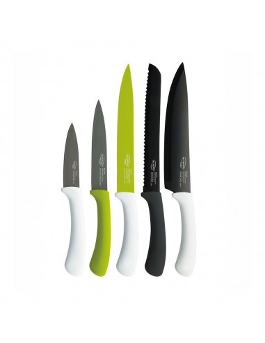 Juego de cuchillos 5 piezas acero inoxidable green