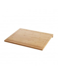 Tabla de corte de bambú 48 x 38 x 4 cm
