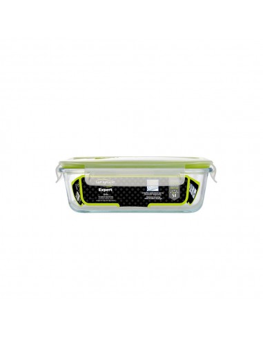 Fiambrera hermética rectangular borosilicato expert 1040 ml