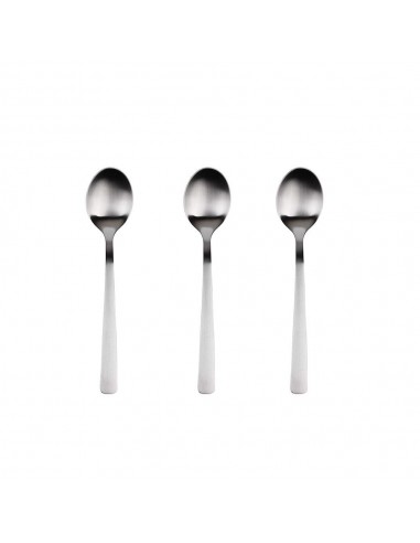 Cucharilla de acero inoxidable reciclado mate root 3 uds