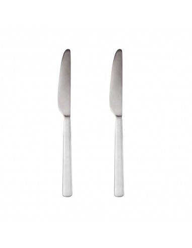 Cuchillo de acero inoxidable reciclado mate root, blister 2 uds