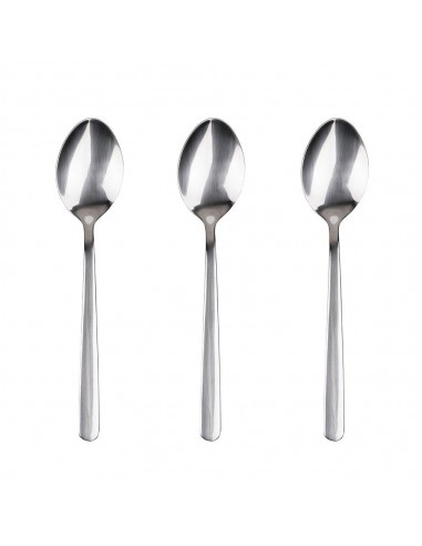 Cuchara de acero inoxidable reciclado brillo earth 3 uds