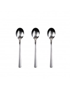 Cucharilla de acero inoxidable reciclado brillo earth 3 uds
