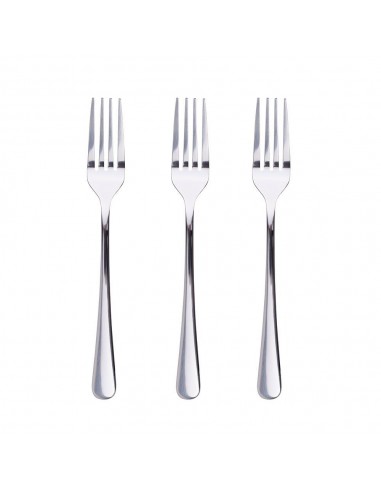 Tenedor para postre de acero inoxidable brillo natur 3 uds
