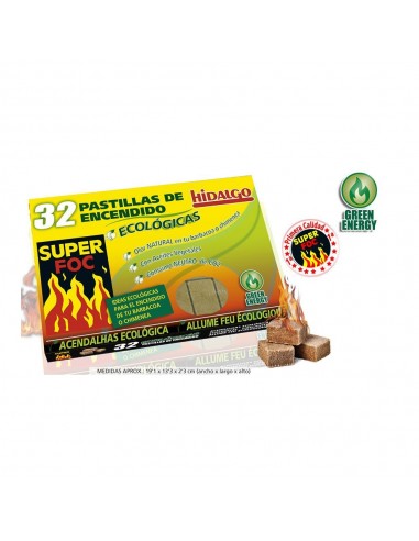 Pastillas de encendido ecológicas, 32 uds