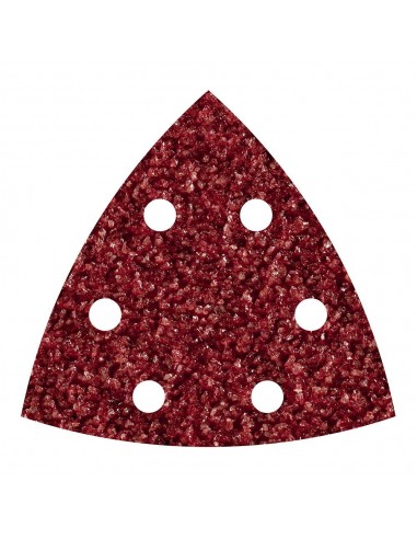 Hojas abrasivas adhesivas de corindón, 95 mm, grano40 delta, 5 uds