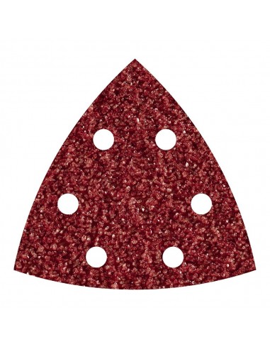 Hojas abrasivas adhesivas de corindón, 95 mm, grano60 delta, 5 uds