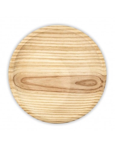 Plato de madera especial para pulpo ø22 cm
