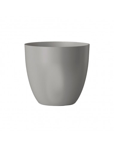 Macetero plástico color plata ø18 cm