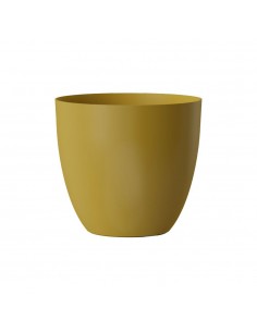 Macetero plástico color dorado ø18 cm