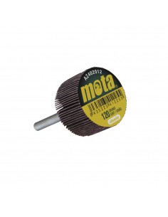 Cepillo de laminas con vastago 40 x 30 x 6 mm grano 120