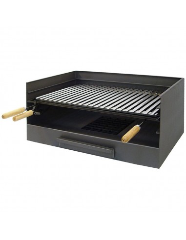 Cajón con parrilla inoxidable 61 x 40 x 32 cm