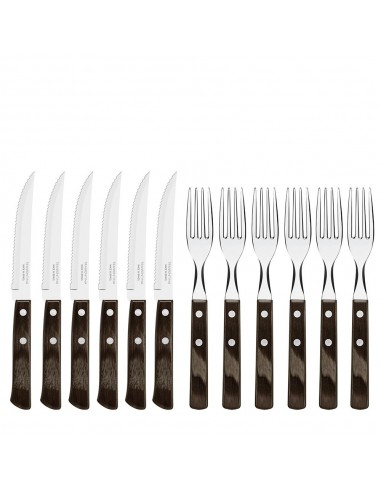 Juego para asado fsc polywood castaño 12 piezas