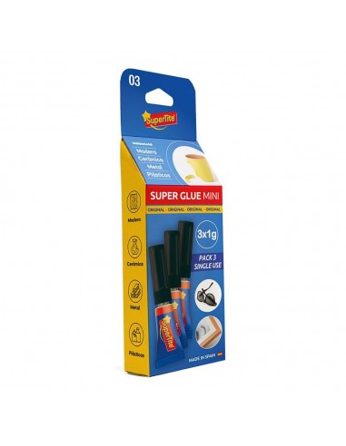 Adhesivo instantáneo blister 3 x 1 g