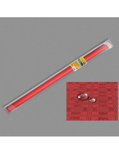 Rollo mantel impermeable rojo 1,2 x 5 m