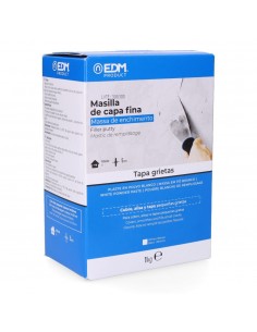 Plaste en polvo capa fina 1 kg