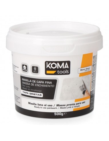 Masilla de capa fina lista al uso 500 g