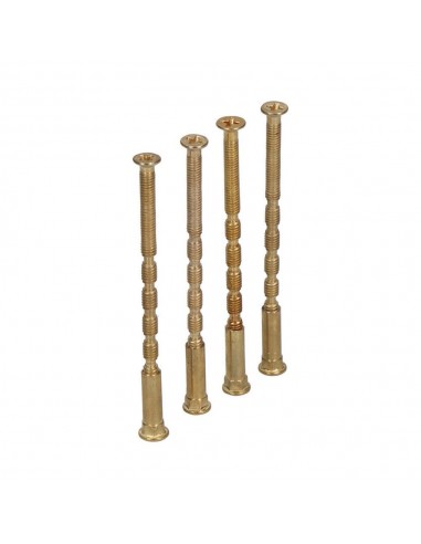 Tornillo pasante multicorte trn02 latonado, m4 x 75 mm, 4 uds