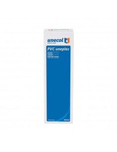 Adhesivo pvc uneplas tubo 125 ml estuche + dispensador