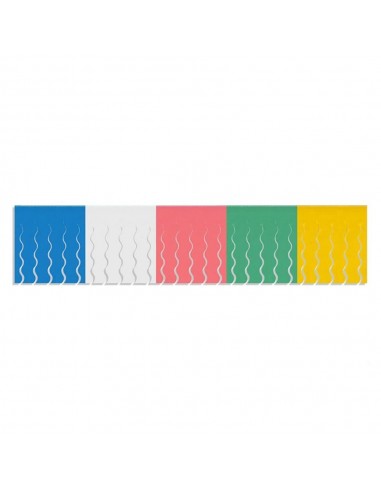 Bandera flecos plástico multicolor party products