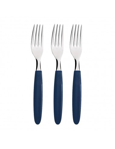 Tenedor de mesa ipanema azul 19,1 cm 3 uds