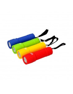 Mini linterna led cob trail grip 60 lm 0,5 w, 3xaaa incluidas, colores surtidos, ø30 x 96 mm