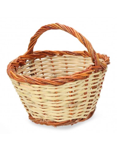 Cesta caña 30x22x15cm altura con asa 23cm