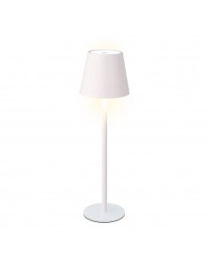 Lámpara led de mesa regarcable nterior color 27 cm blanco