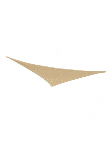 Toldo de ocultación con led solar color beige para exterior 3 x 3 x 3 m