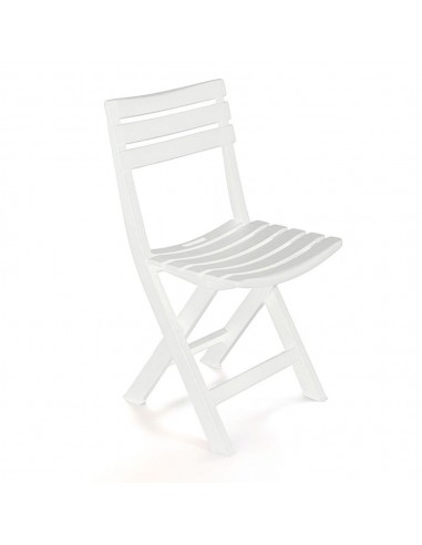 Silla plegable birki color blanco 44 x 41 x 78 cm
