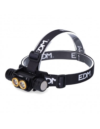 Linterna led frontal thunder track 3000 lm, recargable