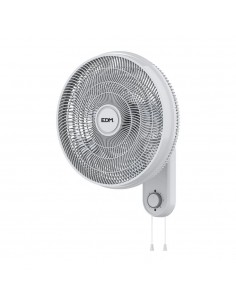 Ventilador pared blanco, potencia 55 w, 57,24 db, aspas ø40 cm